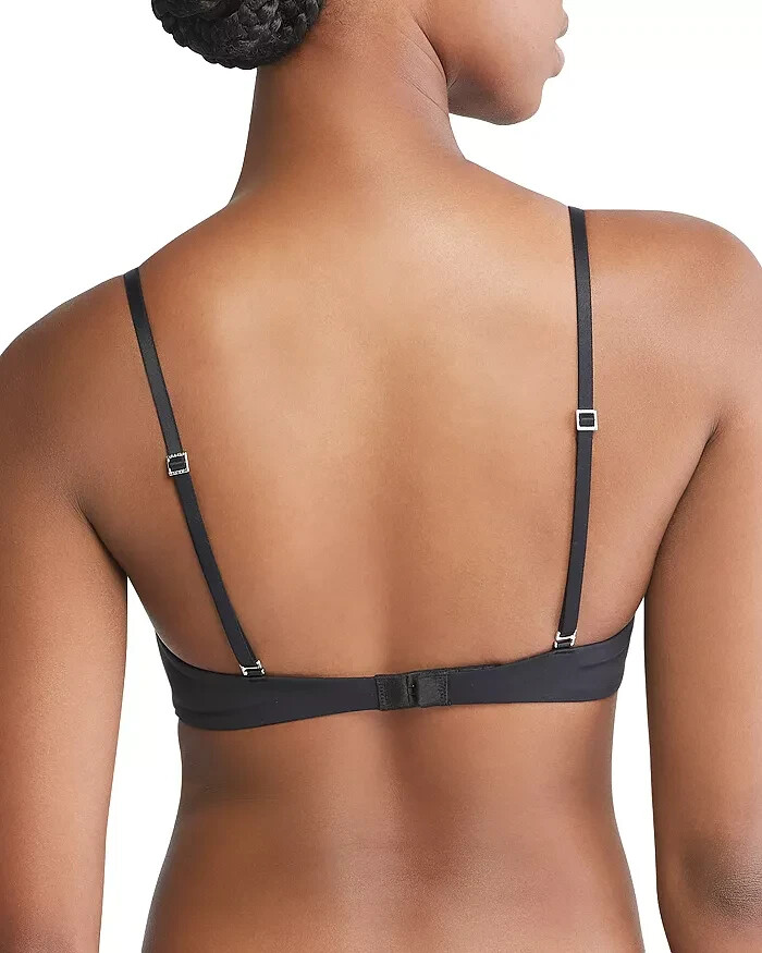 Calvin Klein Minimalist Micro Lace Unlined Triangle Bra