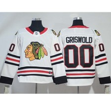 clark griswold wearing blackhawks jersey
