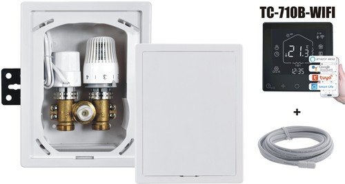 Regulación de habitación individual válvula RTL Unibox calefacción por suelo radiante accionamiento con termostato - Imagen 19 de 20