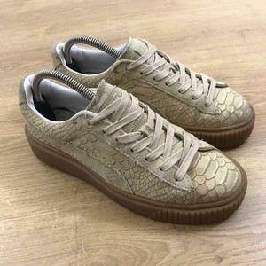 gum sole platform sneakers