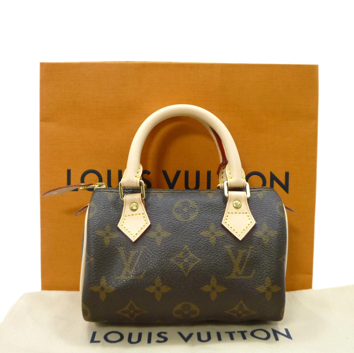 LOUIS VUITTON M41534 Monogram Mini Speedy Pouch old model Hand Bag