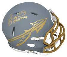 CHARLIE WARD SIGNED FLORIDA STATE SEMINOLES SLATE SPEED MINI HELMET BECKETT