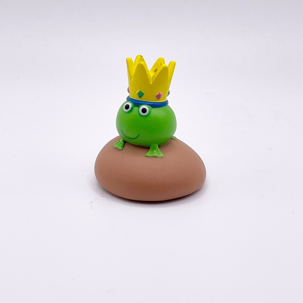 Peppa Pig Crown Frog Prince Mini Figure Jazwares 1.5