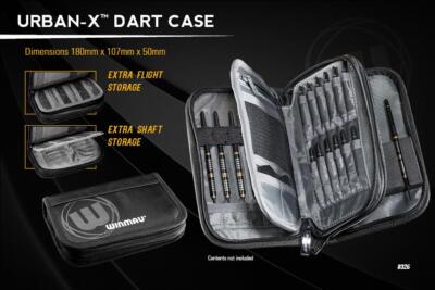 WINMAU Urban-Slim Cas de Fléchettes - Noir