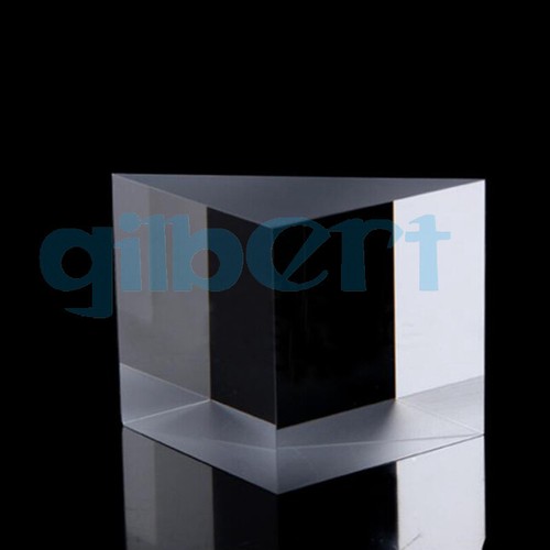 50x50x50mm Optical Glass Triangular Lsosceles K9 Prism With Reflecting Film - Picture 6 of 6