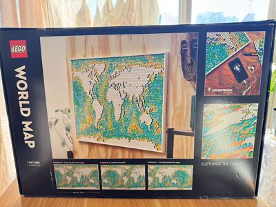 LEGO Art World Map 31203 Discontinued Product Gift with box New | eBay