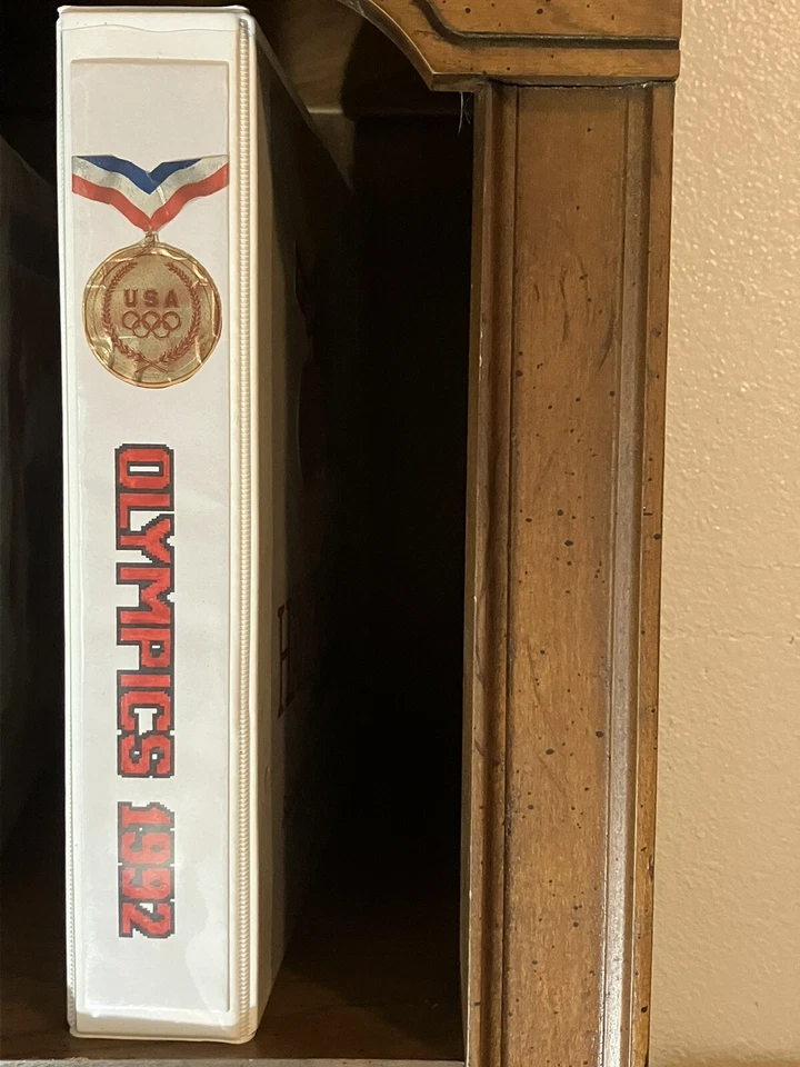 1991 Impel Olympic U.S. Hall Of Fame Complete Set 90 Cards in Custom Binder - Imagem 2 de 4