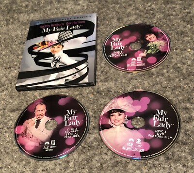 My Fair Lady (3-disc Blu-ray &DVD 1964) 50th Anniversary Edition Audrey Hepburn 