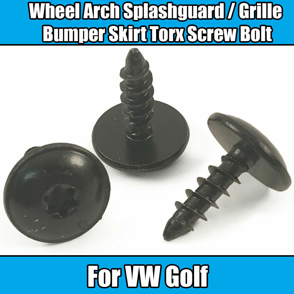 20x Torx Screws For VW Golf Grille Bumper Skirt Bolt Wheel Arch Splashguard eBay
