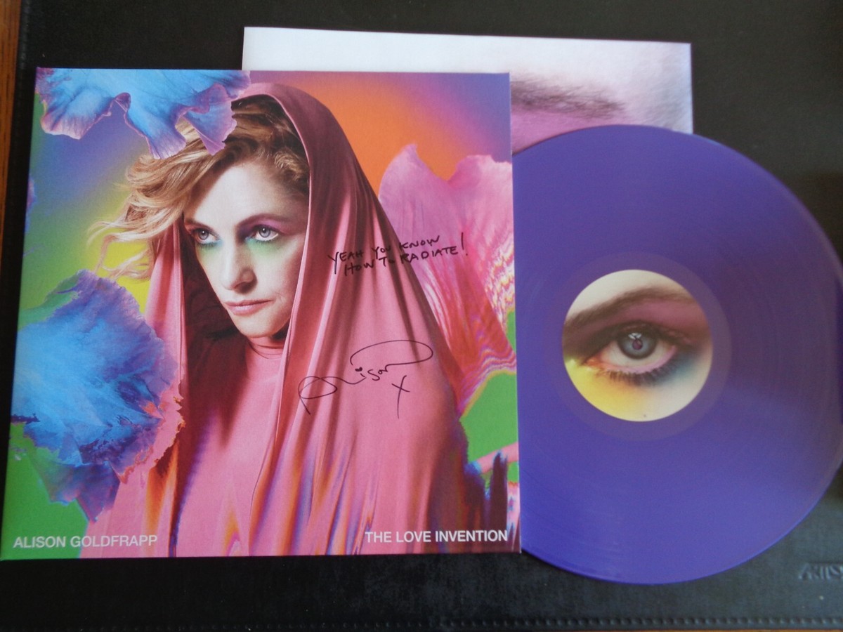 ALISON GOLDFRAPP THE LOVE INVENTION SIGNED LP + HER HANDWRITTEN LYRICS, 3  DIFF | eBay UK