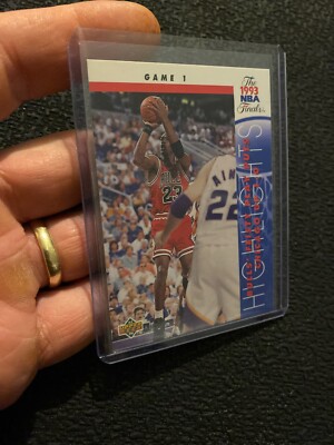 Michael Jordan Vintage Collector Card 1993 Upper Deck Chicago Bulls Last Dance