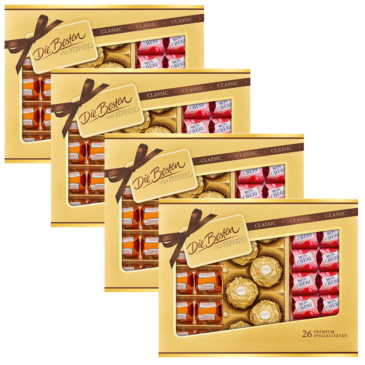 La Besten De Ferrero Clásico Regalo 269g 4er Pack