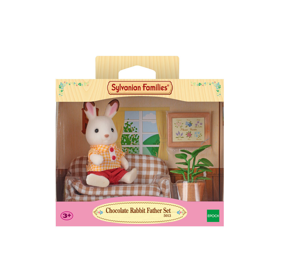 Sylvaniam Families – Sylvanian Families Papa’ Coniglio Cioccolato Con Divano