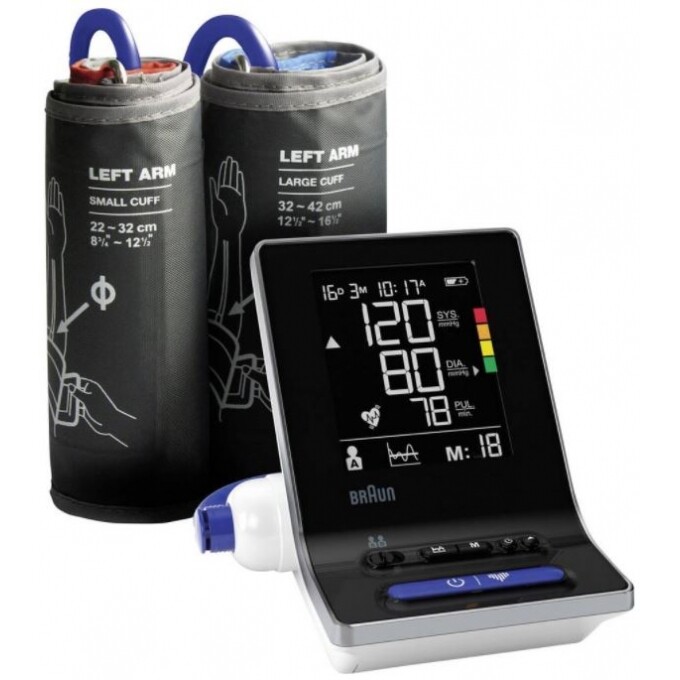 Braun BUA6150 WE ExtraFit оснащен 3-мя режущими инструментами Oszillometrisch WHO-Einstufung 12790₽