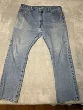 Levis 517 Jeans Mens 38x30 Blue Regular Fit Boot Cut Denim Med Wash