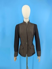Ted Baker 4/6 Brown Houndstooth Dimona Blazer Ted Size 2