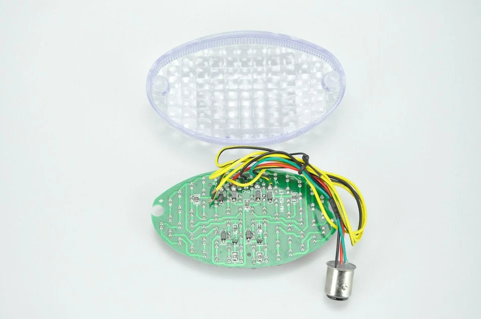 Led Flashing Tail Light Signal Fit Buell Firebolt Lightning Ulysses 1125 Clear - Image 2 of 2