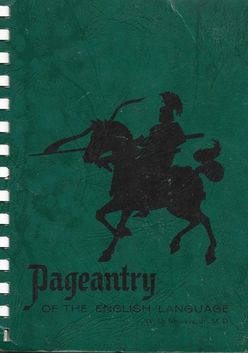 PAGEANTRY OF THE ENGLISH LANGUAGE, SOFTCOVER, SPIRAL, 1964 - Bild 1 von 7