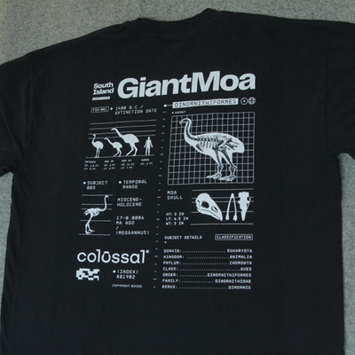 Colossal Labs Biosciences T Shirt XL South Island Giant Moa 2025 De-Extinction