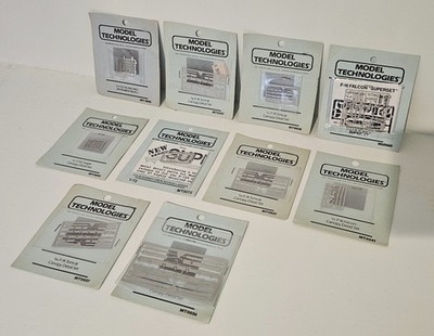 **SALE***New* Model Technologies Aircraft Model Canopy Detail Sets - Lot of 10