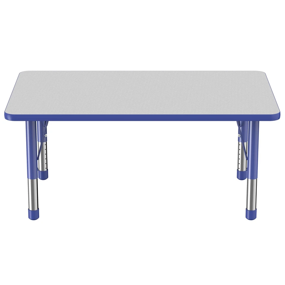 FDP Rectangle Activity School and Classroom Kids Table (30 x 48 inch), Chunky - Image 2 of 4
