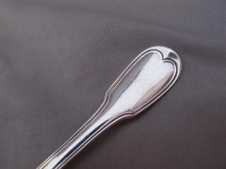 Good FRENCH NAPOLEONIC 950 Silver TEASPOON-Fiddle Thread Pattern-1797-1809 Mark - Image 2 of 4