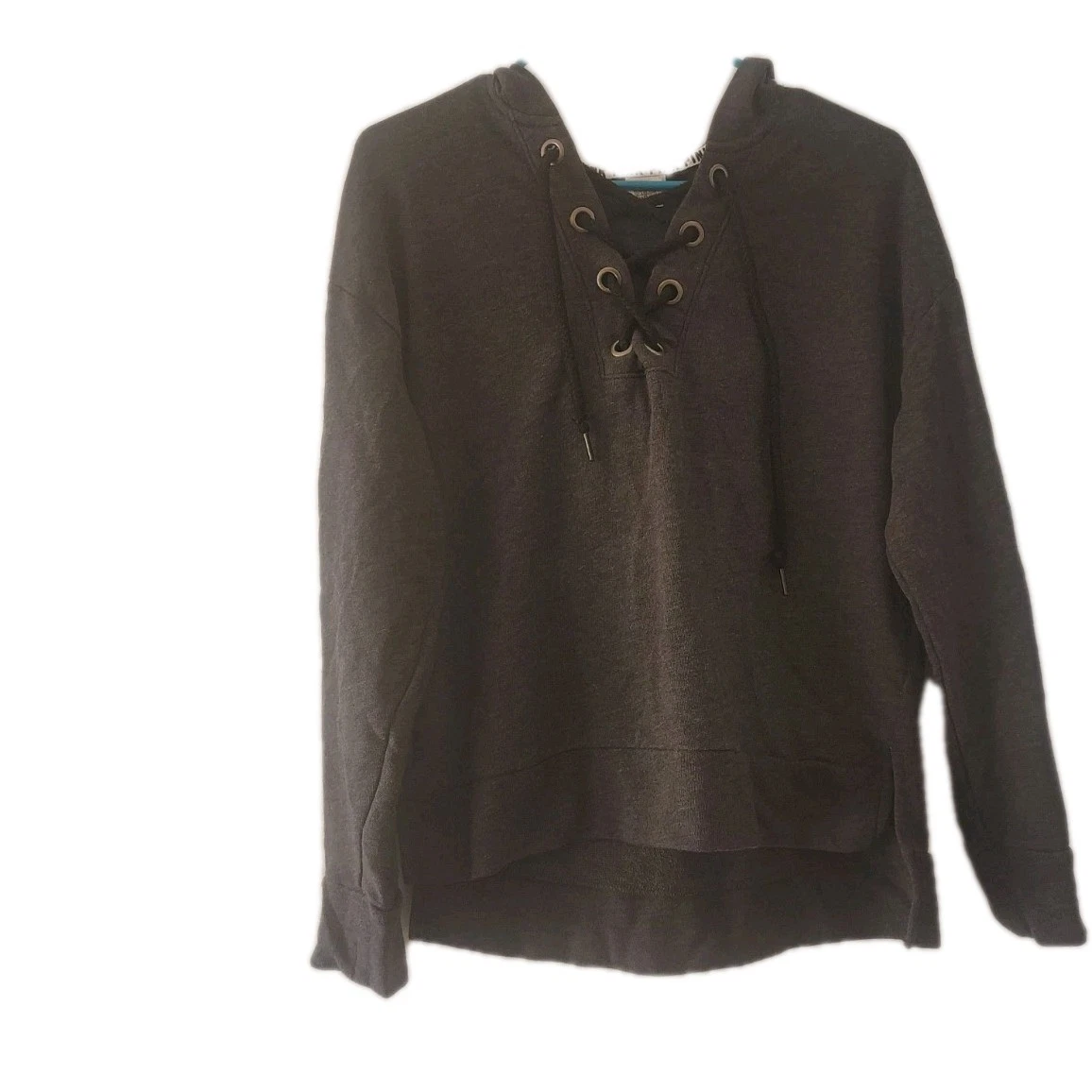 UNDERCOVER Felpa con cappuccio Victoria's Secret ROSA stringata grigia e bianca taglia small 2017