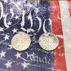 2x Morgan Silver Dollar $1 Silver Coins 1878 & 1878 S (Uncertified)