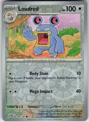 Loudred 149/182 Reverse Holo Paradox Rift