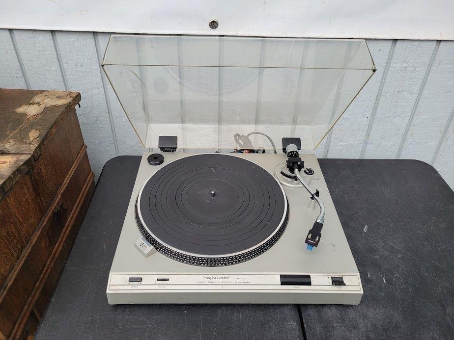 Vintage Realistic LAB-395 Direct Drive Automatic Turntable Gray 33
