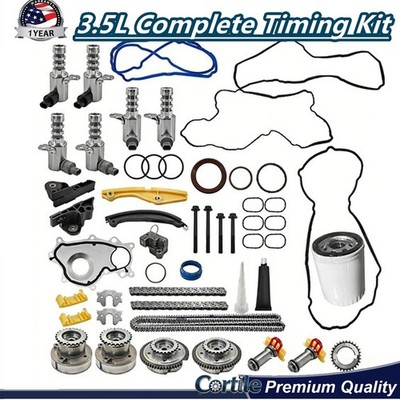 New Complete Timing Kit w/ Solenoids For 2013-2016 Ford F-150 F150 3.5L Ecoboost