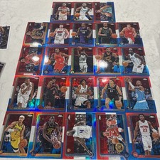 Lot (23) 2025-26 Topps Chrome Basketball Refractors Red White Blue Rookies Stars