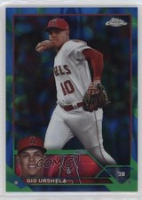 2023 Topps Chrome Update Blue & Green Lava Lamp Refractor /125 Gio Urshela 0hk8