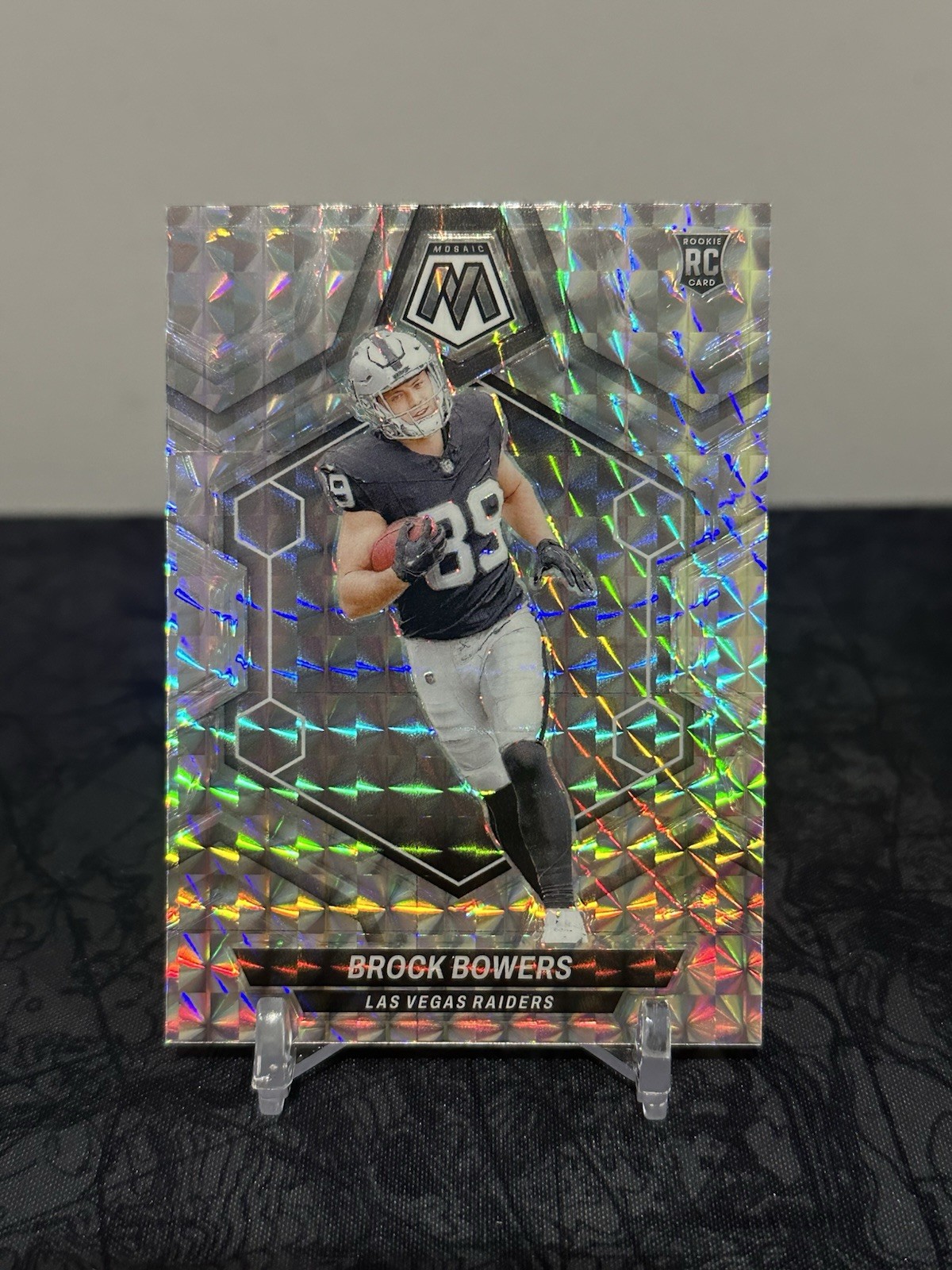 2024 Panini Mosaic - Brock Bowers Rookie Mosaic Prizm #313