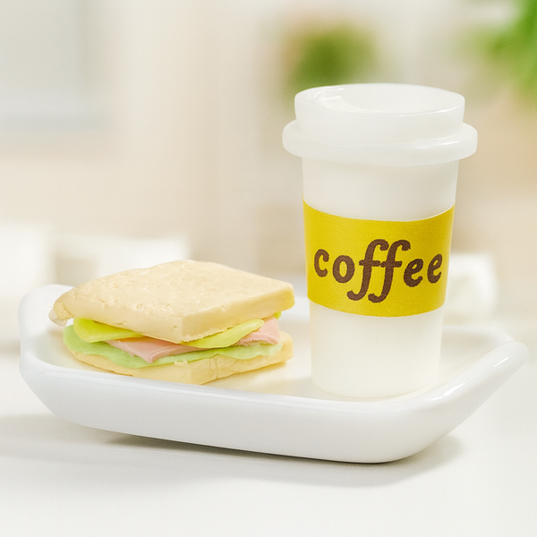 Miniatur Snack Mit GeträNk Wichtel ZubehöR KüChe Lebensmittel Wichtelhaus Essen-image