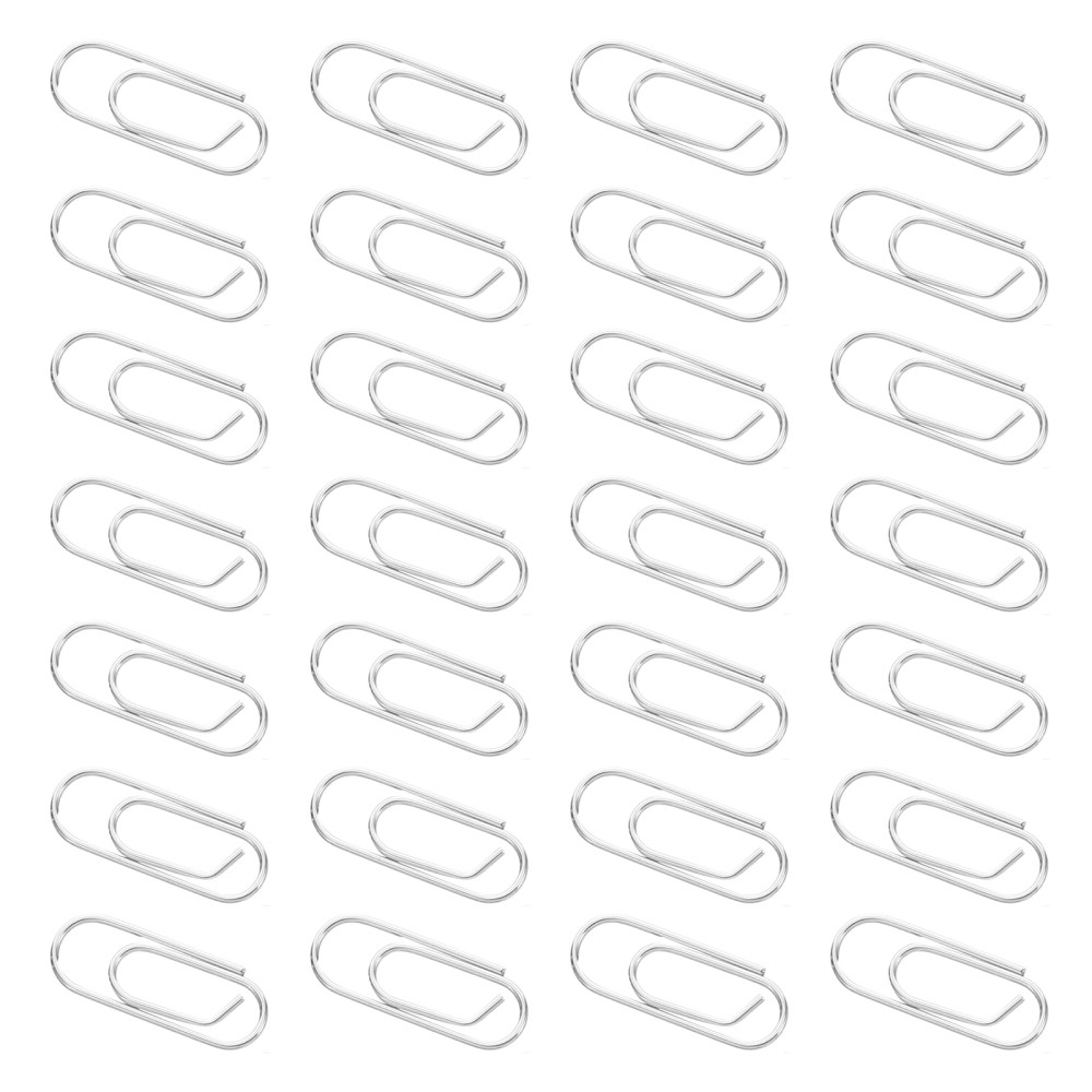 200 Pcs Metal Mini Paper Clips Small 0.59 Inch Tiny Paperclip For Document