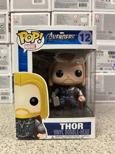 Funko Pop Marvel Avengers Thor #12 OG Large Font First Run 🔥 🔥 🔥