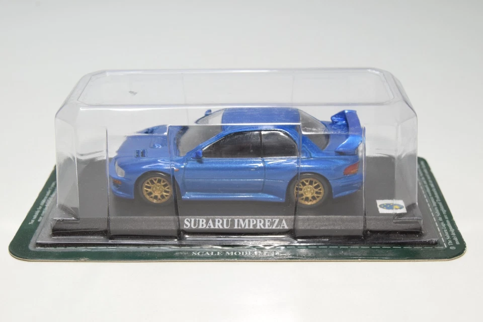 B69 1:43 ALTAYA ATLAS IXO SUBARU IMPREZA MET. BLUE MIB - Immagine 2 di 4