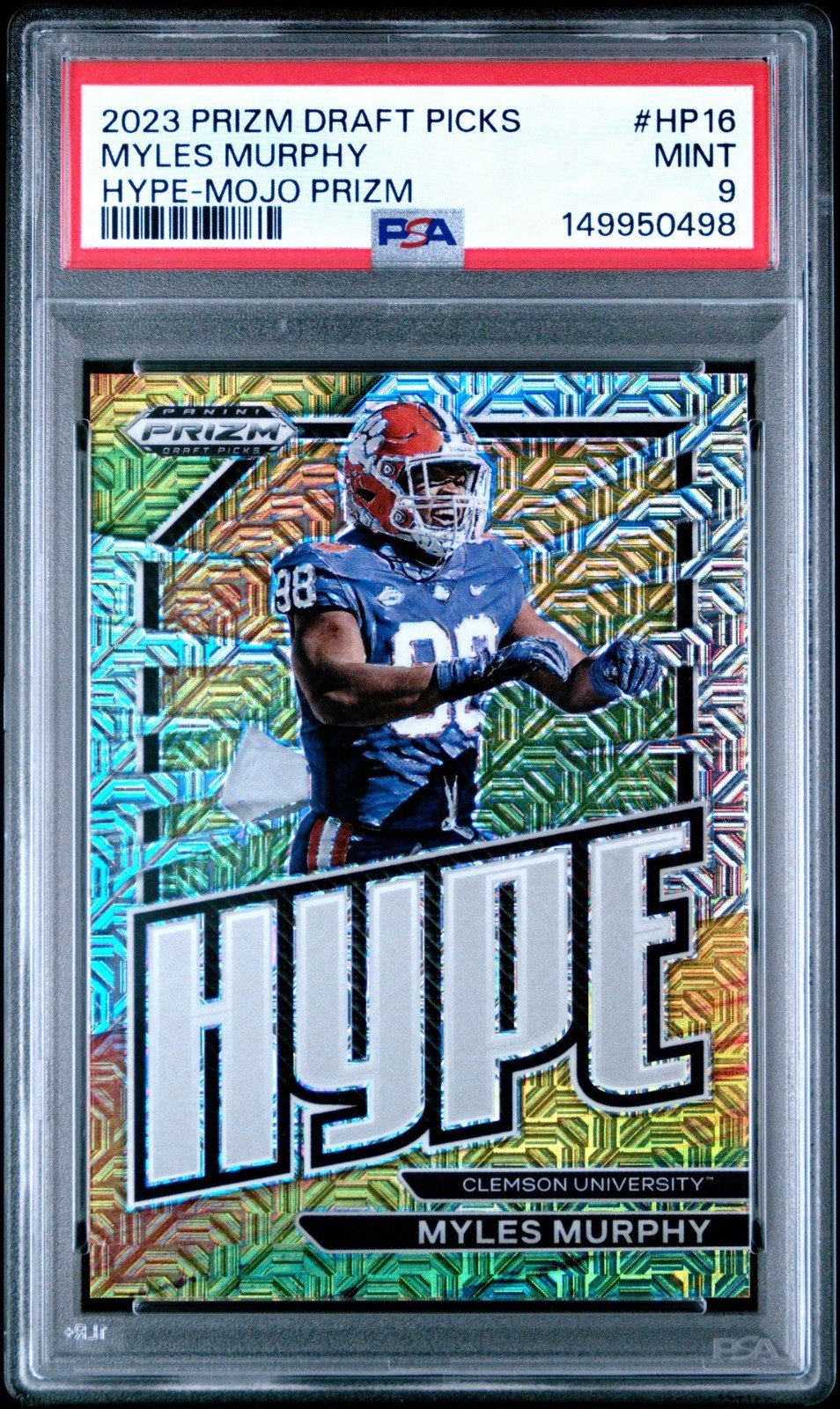 Myles Murphy Panini Prizm Draft Picks Hype #HP16 Mojo