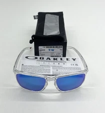 OAKLEY SYLAS 9448-0457 Prizm Sapphire Lenses, Clear Frame