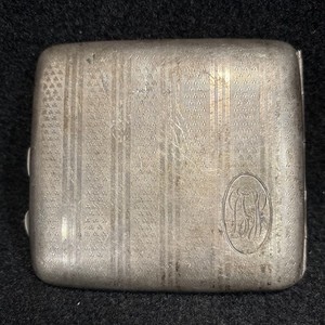 VINTAGE Sterling Silver CIGARETTE CASE 4 Oz. 126 Grams With Hallmarks