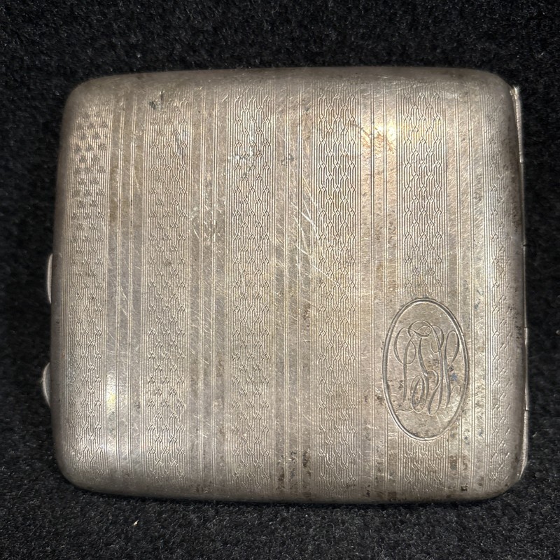 VINTAGE Sterling Silver CIGARETTE CASE 4 Oz. 126 Grams With Hallmarks