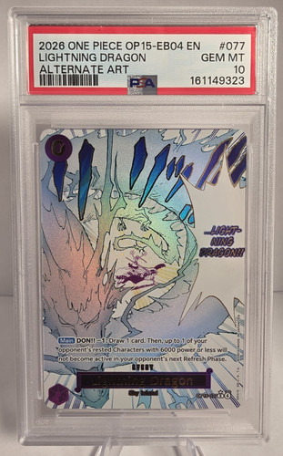 2026 Lightning Dragon [Alternate Art] #OP15-077