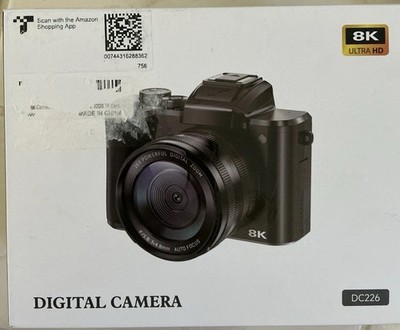 DC226 8K Digital Camera Photography,88MP Autofocus WiFi Vlogging