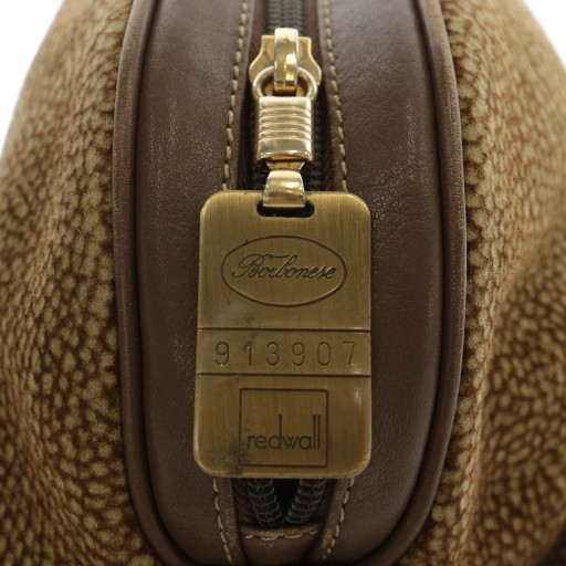 Borbonese Pouch Accessory Case Suede Leather Quai… - image 4