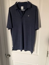 Callaway Opti Dri Men s Navy Performance Golf Polo Medium