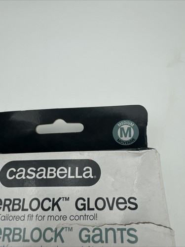Guanti in lattice Casabella Waterblock - vestibilità affusolata e doppio polsino, Medium, blu acqua - Foto 4 di 6