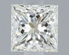 0.41 CT NATURAL DIAMOND GIA CERTIFIED LOOSE SQUARE MODIFIER CUT L/I1 GRADE 4 MM 625.27 per carat
