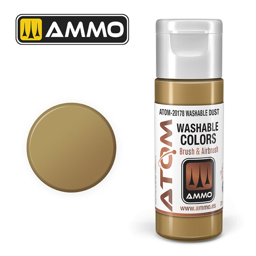 Ammo MIG ATOM-20178 - ATOM Washable Dust 20Ml - New