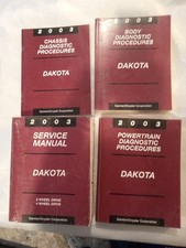 2003 Dodge Dakota Factory Service Manual Set 4 Book Oem Diagnostic